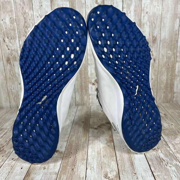 Puma fusion grip white leather golf Mens 12 - Picture 7 of 8